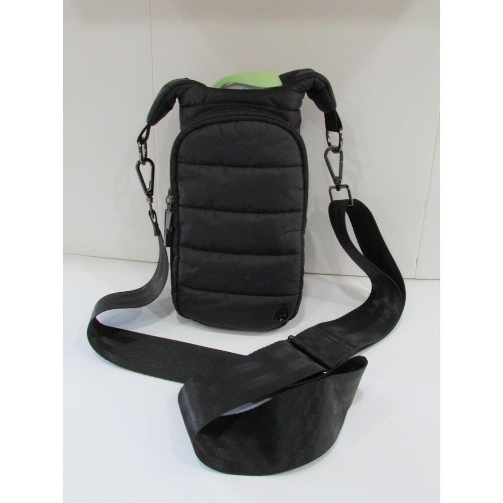 Oprah Wander Full Hydro Bag Black Multi Strap Holds Essentials & Water Bottle